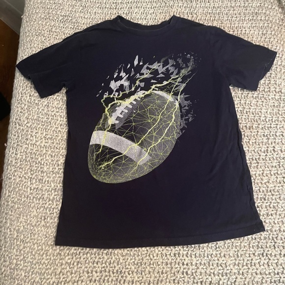 The Children's Place Other - Boys Childrens Place, size 14 football tee shirt. 
 Gently worn, navy